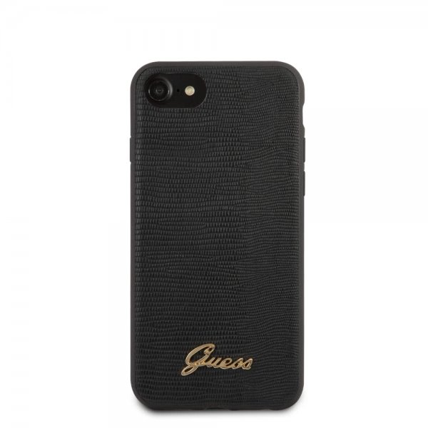 Guess iPhone 7/8/SE Skal Lizard Svart