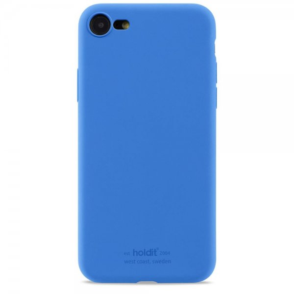 holdit iPhone 7/8/SE Skal Silikon Sky Blue