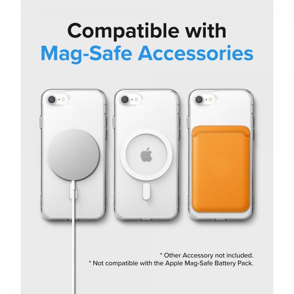 Ringke iPhone 7/8/SE Skal Fusion Magnetic MagSafe Matte Clear