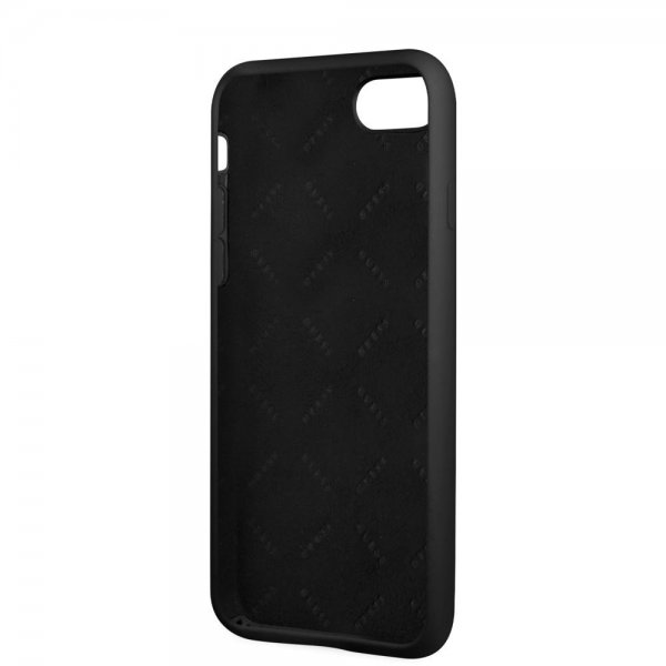 Guess iPhone 7/8/SE Skal Metal Triangle Svart