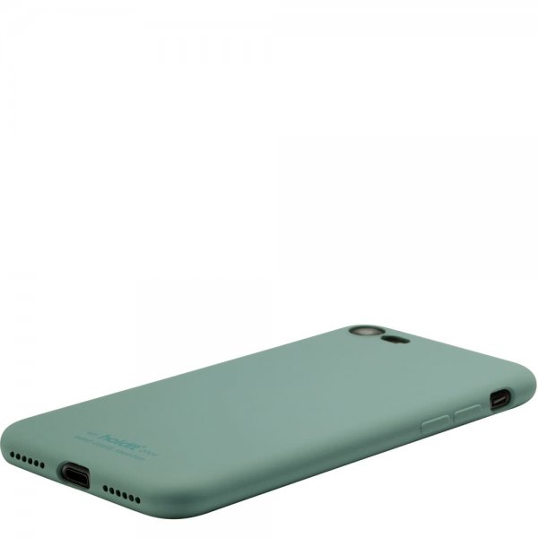 holdit iPhone 7/8/SE Skal Silikon Moss Green