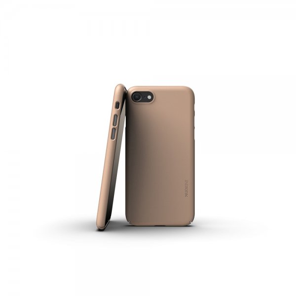 Nudient iPhone 7/8/SE Skal Thin Case V3 Clay Beige