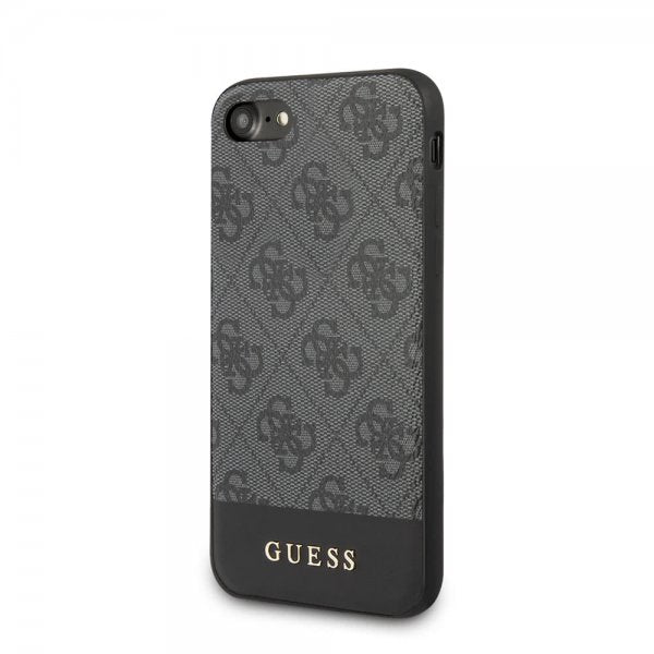 Guess iPhone 7/8/SE Skal Stripe Cover Grå