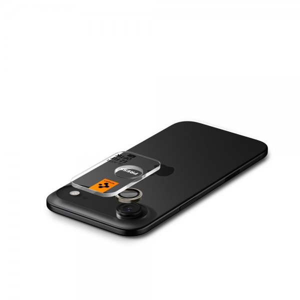 Spigen iPhone Air Kameraskydd GLAS.tR EZ Fit Optik Pro 2-pack Guld