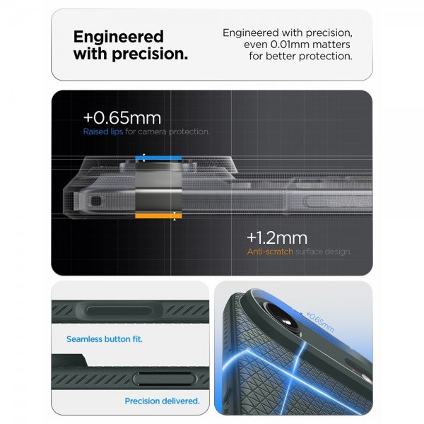 Spigen iPhone Air Skal Liquid Air Abyss Green