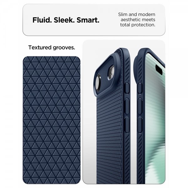 Spigen iPhone Air Skal Liquid Air Navy Blue