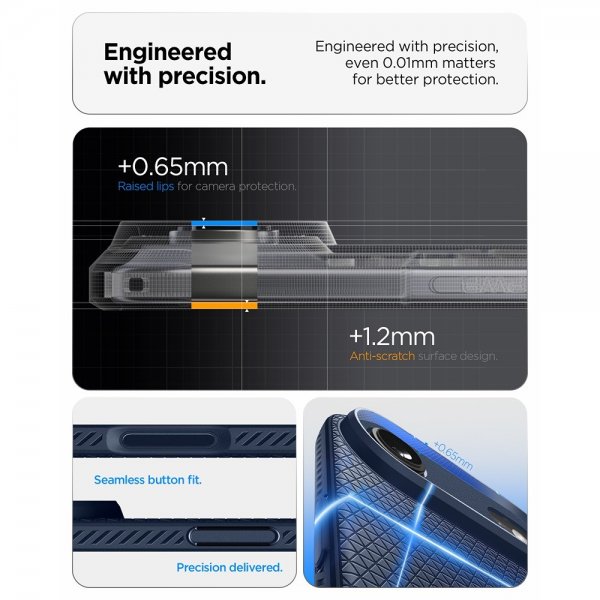 Spigen iPhone Air Skal Liquid Air Navy Blue