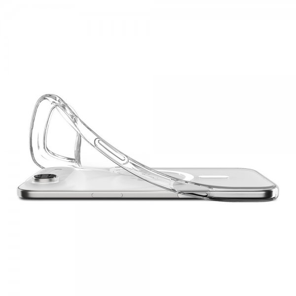 Spigen iPhone Air Skal Liquid Crystal MagFit Clear White