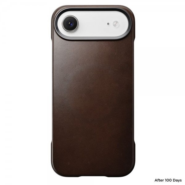 Nomad iPhone Air Skal Traditional Leather Case Horween Rustic Brown