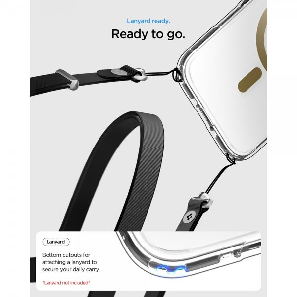 Spigen iPhone Air Skal Ultra Hybrid MagFit Clear Gold
