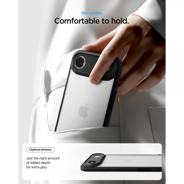 Spigen iPhone Air Skal Ultra Hybrid Matte Black