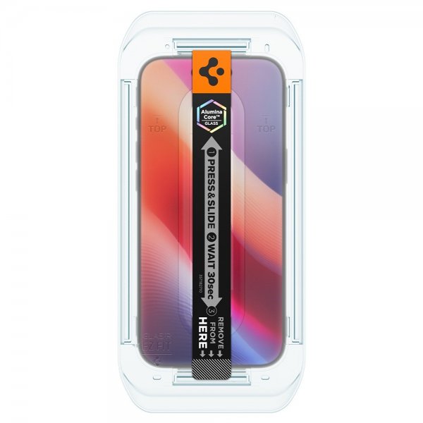 Spigen iPhone Air Skärmskydd GLAS.tR EZ Fit 2-pack
