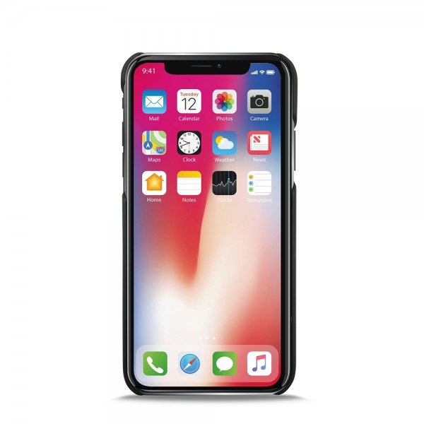 Puro iPhone X/Xs Fodral Wallet Detachable 2 in 1 Svart