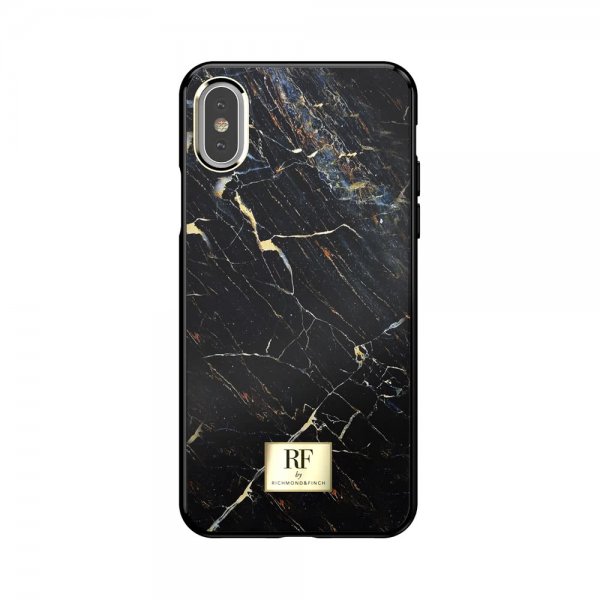 Richmond & Finch iPhone X/Xs Skal Black Marble