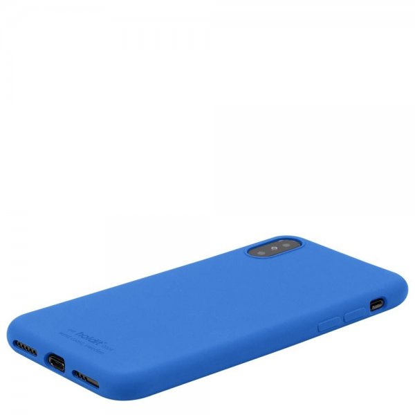 holdit iPhone X/Xs Skal Silikon Sky Blue