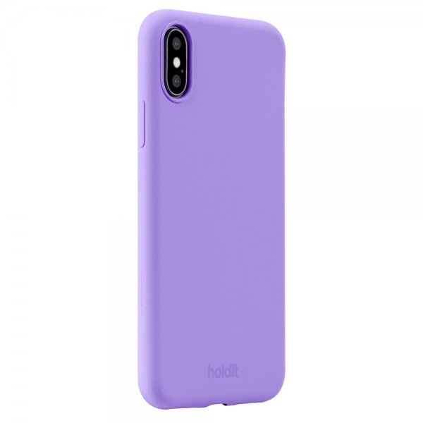 holdit iPhone X/Xs Skal Silikon Violet