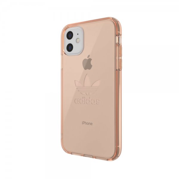 Adidas iPhone 11 Skal OR Protective Clear Case FW19 Rose Gold