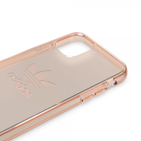 Adidas iPhone 11 Skal OR Protective Clear Case FW19 Rose Gold