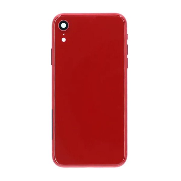 iPhone XR Baksida med Komplett Ram Premium - Röd