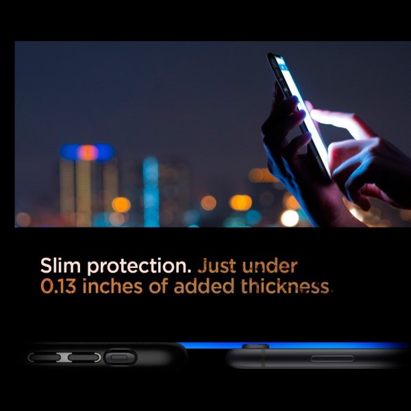 Spigen iPhone Xr Skal Liquid Air Matte Black