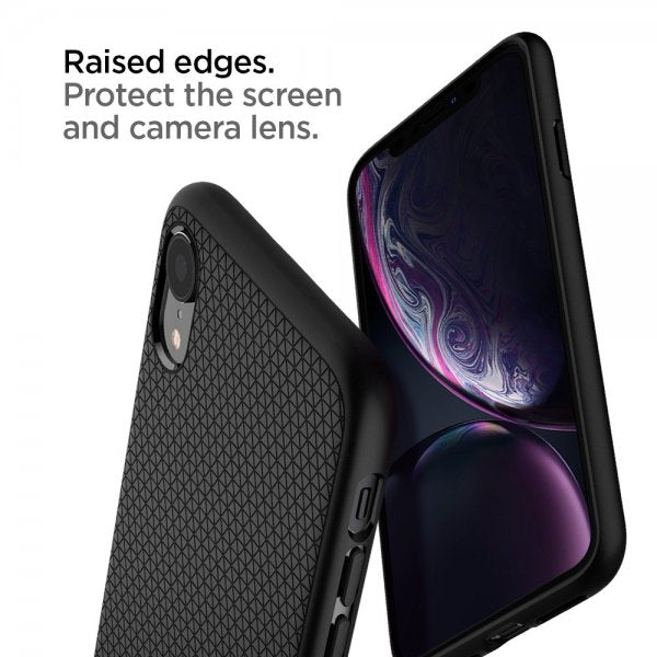 Spigen iPhone Xr Skal Liquid Air Matte Black