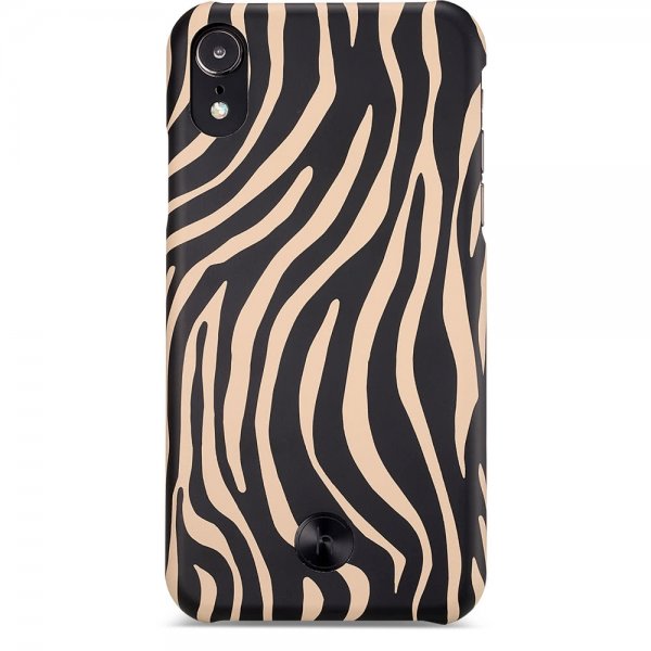 holdit iPhone Xr Skal Paris Sand Beige Zebra