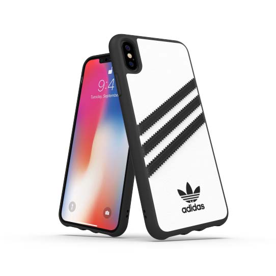Adidas iPhone Xs Max Skal OR 3-Stripes Snap Case FW18 Vit