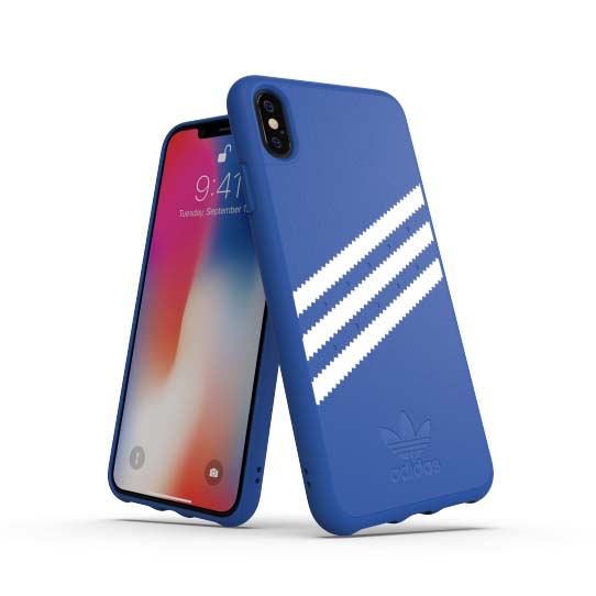 Adidas iPhone Xs Max Skal OR Moulded Case Suede FW18 Blå