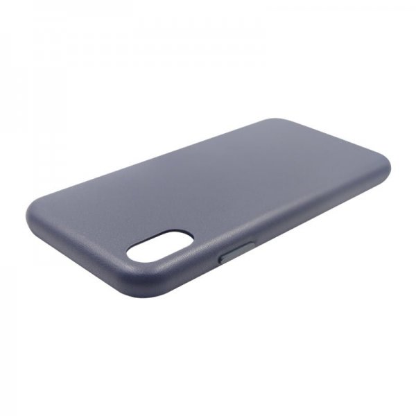 iPhone X/iPhone Xs Skal Läder Blå