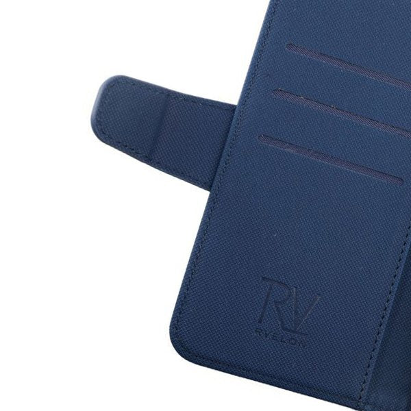 Rvelon iPhone X/iPhone Xs Fodral Utfällbart Kortfack Blå