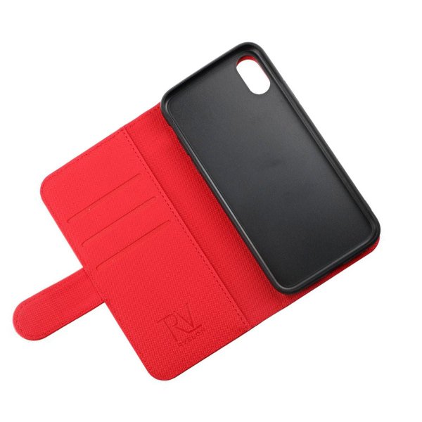 Rvelon iPhone X/iPhone Xs Fodral Magnetiskt Avtagbart Skal Röd