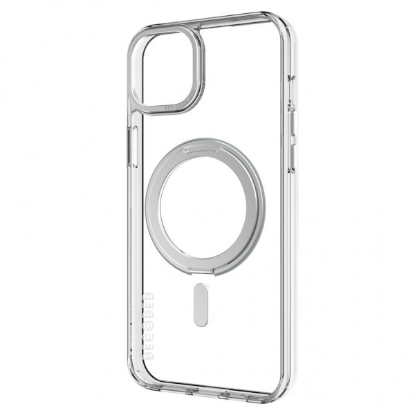 Decoded iPhone 15 Plus Skal Recycled Plastic Transparant Loop Stand Back Cover Klar