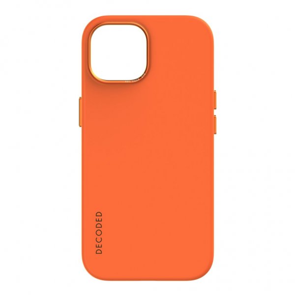Decoded iPhone 15 Plus Skal Silicone Backcover Apricot