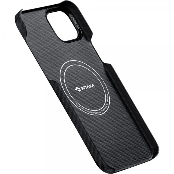 Pitaka iPhone 15 Skal MagEZ Case 4 Black/Grey Twill