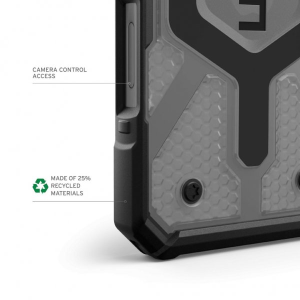 Urban Armor Gear (UAG) iPhone 16 Skal Pathfinder Clear MagSafe Ash
