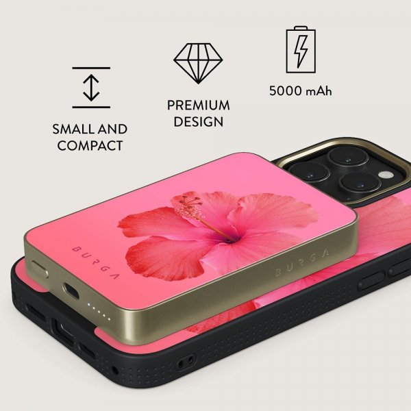 Burga Powerbank MagSafe 5000 mAh Island Girl Gold