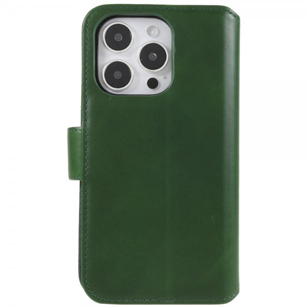 Nordic Covers iPhone 14 Pro Max Fodral Essential Leather Juniper Green