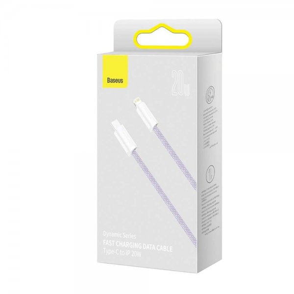 Baseus Kabel Dynamic Series USB-C till Lightning 2 m Lila