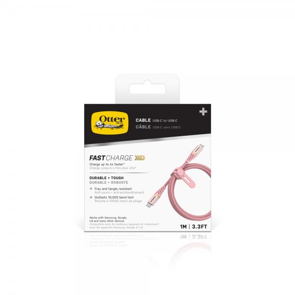 Otterbox Kabel Fast Charge Premium USB-C to USB-C Cable 1m Shimmer Rose