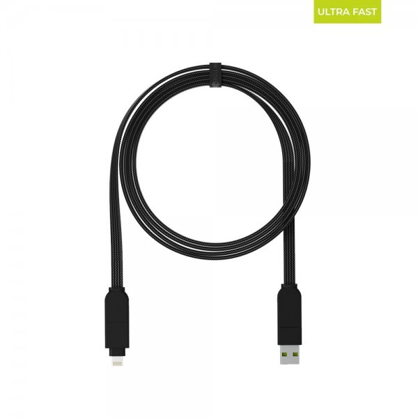 Rolling Square Kabel inCharge X Max 100W 1.5m 6in1 Lava Black