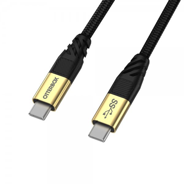 Otterbox Kabel Premium USB-C to USB-C 3.2 Gen 1 Cable 1.8m 100W Black Shimmer