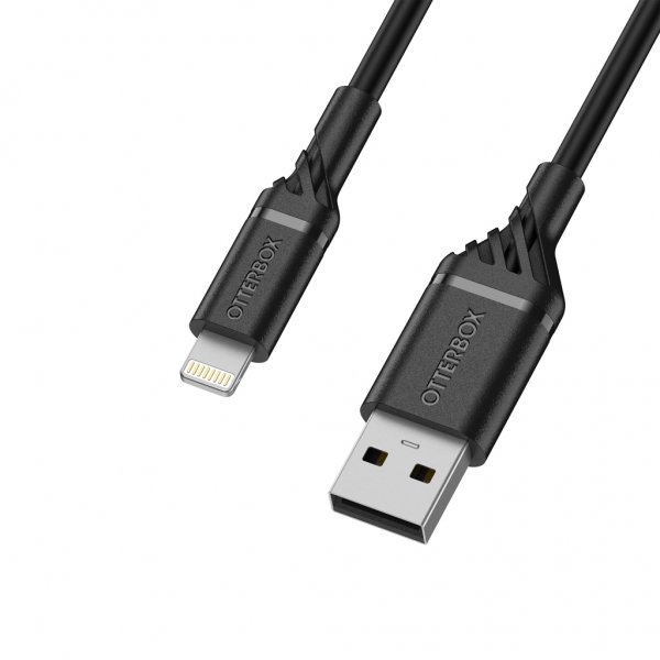 Otterbox Kabel USB-A till Lightning 2 meter Svart