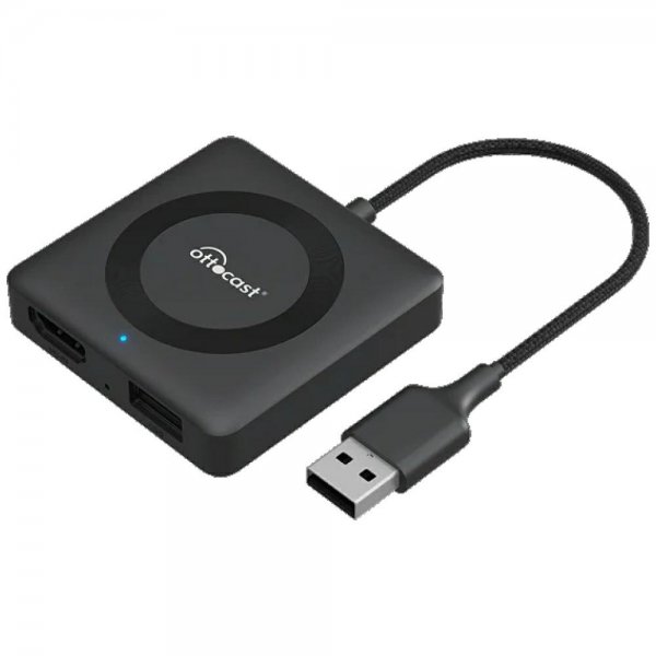 Ottocast Car TV Mate Max Trådlös CarPlay/Android Auto Adapter med HDMI