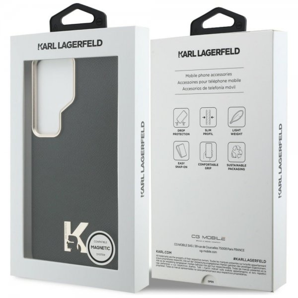 Karl Lagerfeld Samsung Galaxy S26 Ultra Skal K Logo MagSafe Svart