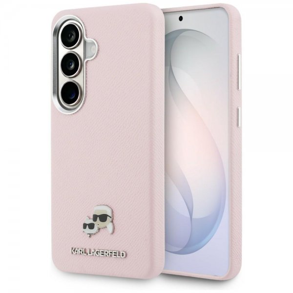 Karl Lagerfeld Samsung Galaxy S26 Skal Saffiano MagSafe Rosa