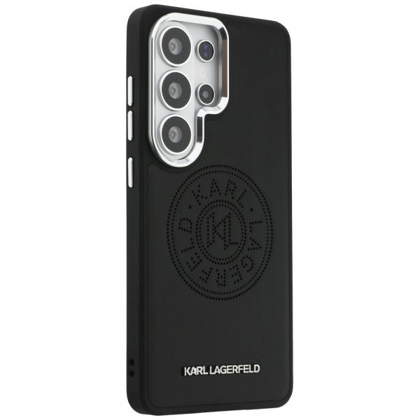 Karl Lagerfeld Samsung Galaxy S26 Ultra Skal Perforated Logo MagSafe Svart