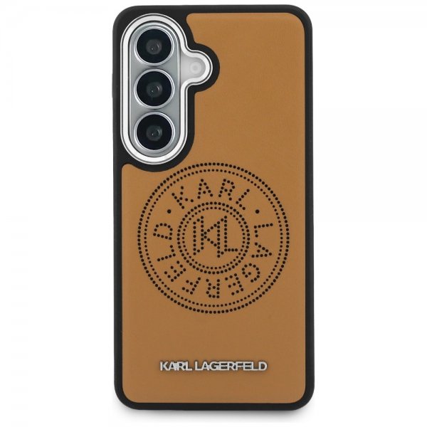 Karl Lagerfeld Samsung Galaxy S26 Plus Skal Perforated Logo MagSafe Brun