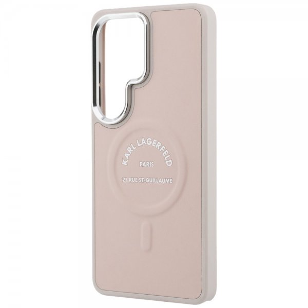 Karl Lagerfeld Samsung Galaxy S26 Ultra Skal Embossed MagSafe RSG Rosa