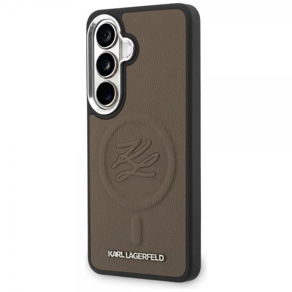 Karl Lagerfeld Samsung Galaxy S26 Plus Skal Embossed MagSafe Brun