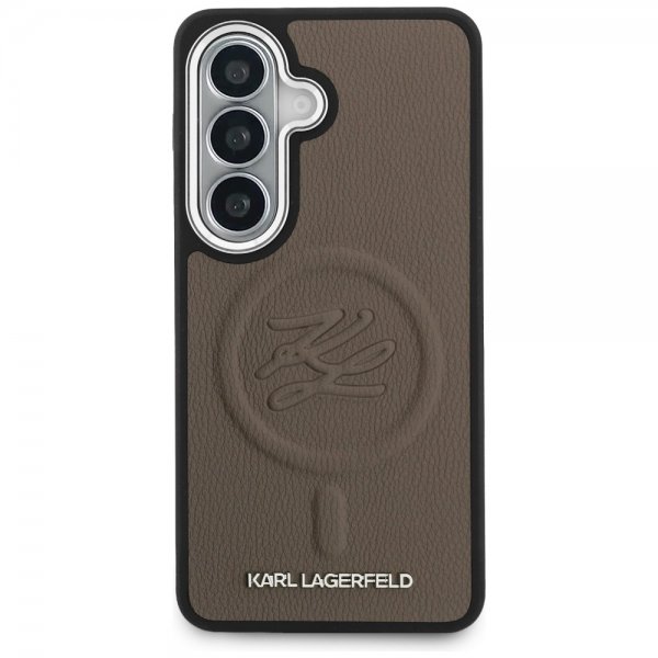 Karl Lagerfeld Samsung Galaxy S26 Plus Skal Embossed MagSafe Brun
